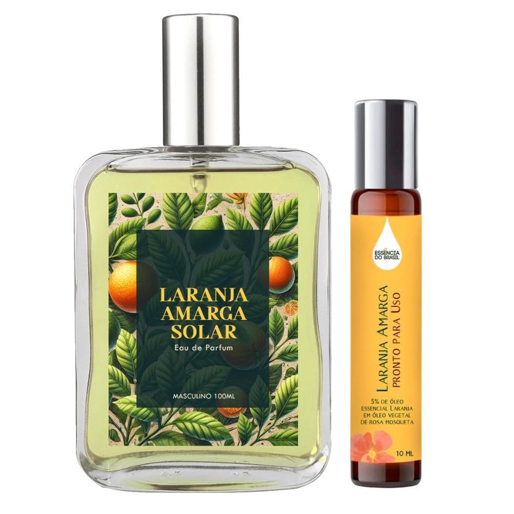 Perfume Laranja Amarga Solar Homem 100Ml + Óleo Essencial