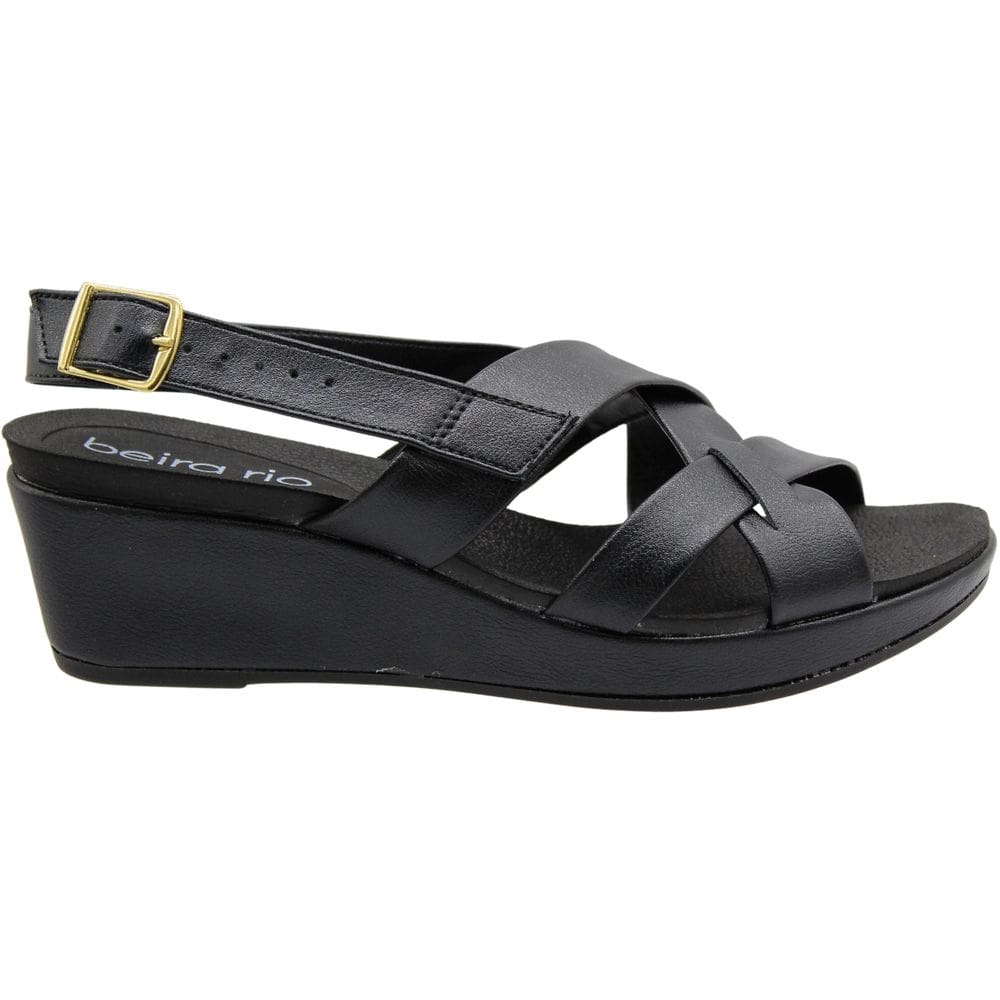 Sandália Beira Rio Anabella Salto Médio London Feminina