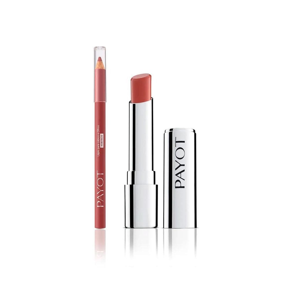 Kit Labial Payot - 3: Batom Cappuccino + Lápis Hibisco