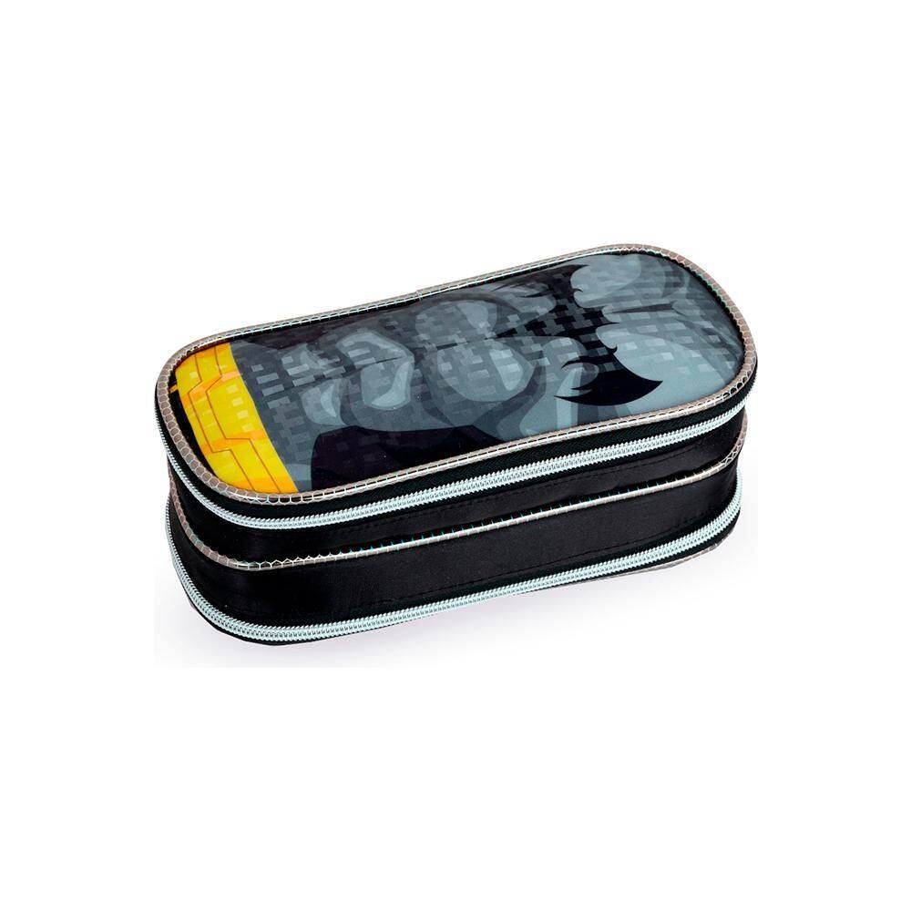 Estojo Escolar Infantil 2 Compartimentos Spider Hero Aranha