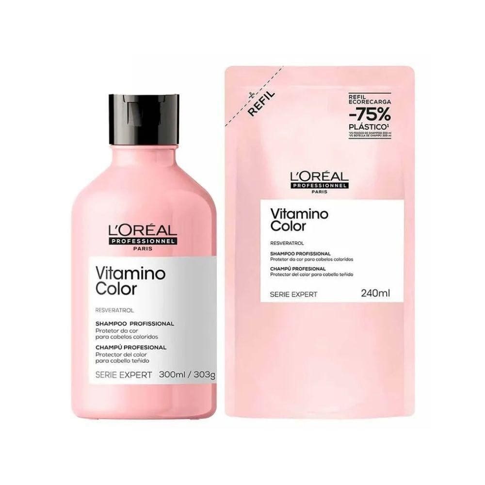Kit L`Oréal Profissionnel Vitamino Color - Shampoo Com Refil