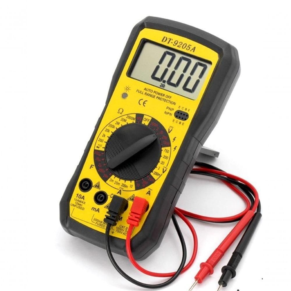 Multímetro Profissional Digital Portátil Medidor Corrente Te