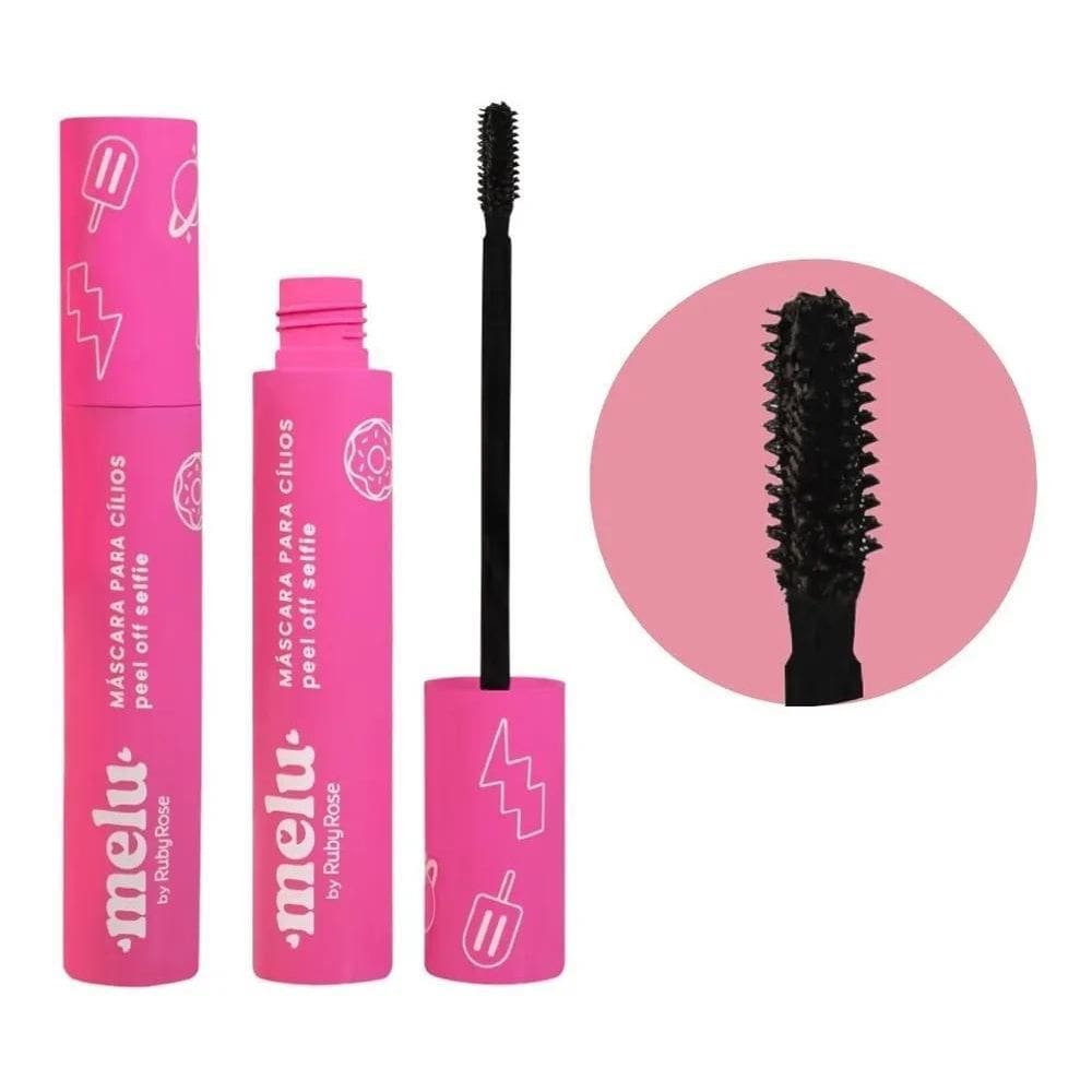 2X Mascara De Cilios Ruby Rose Melu Peel Off A Sua... Cor Se