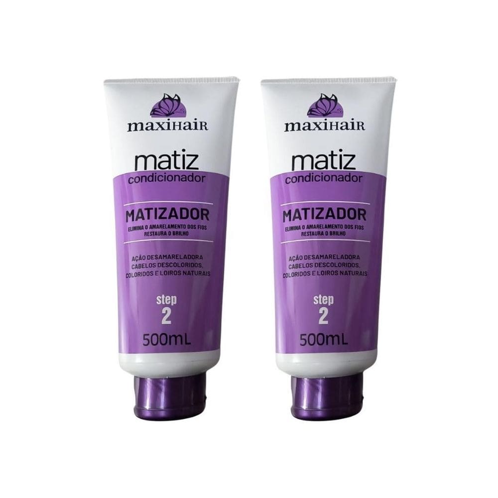 Condicionador Maxihair 500Ml Matizador - Kit Com 2Un