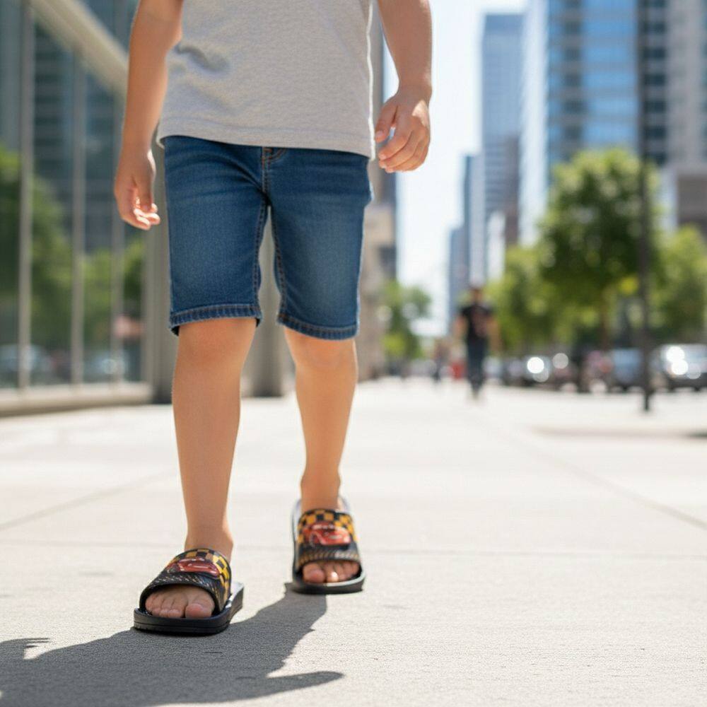 Chinelo Slide Carros Infantil Ipanema Menino