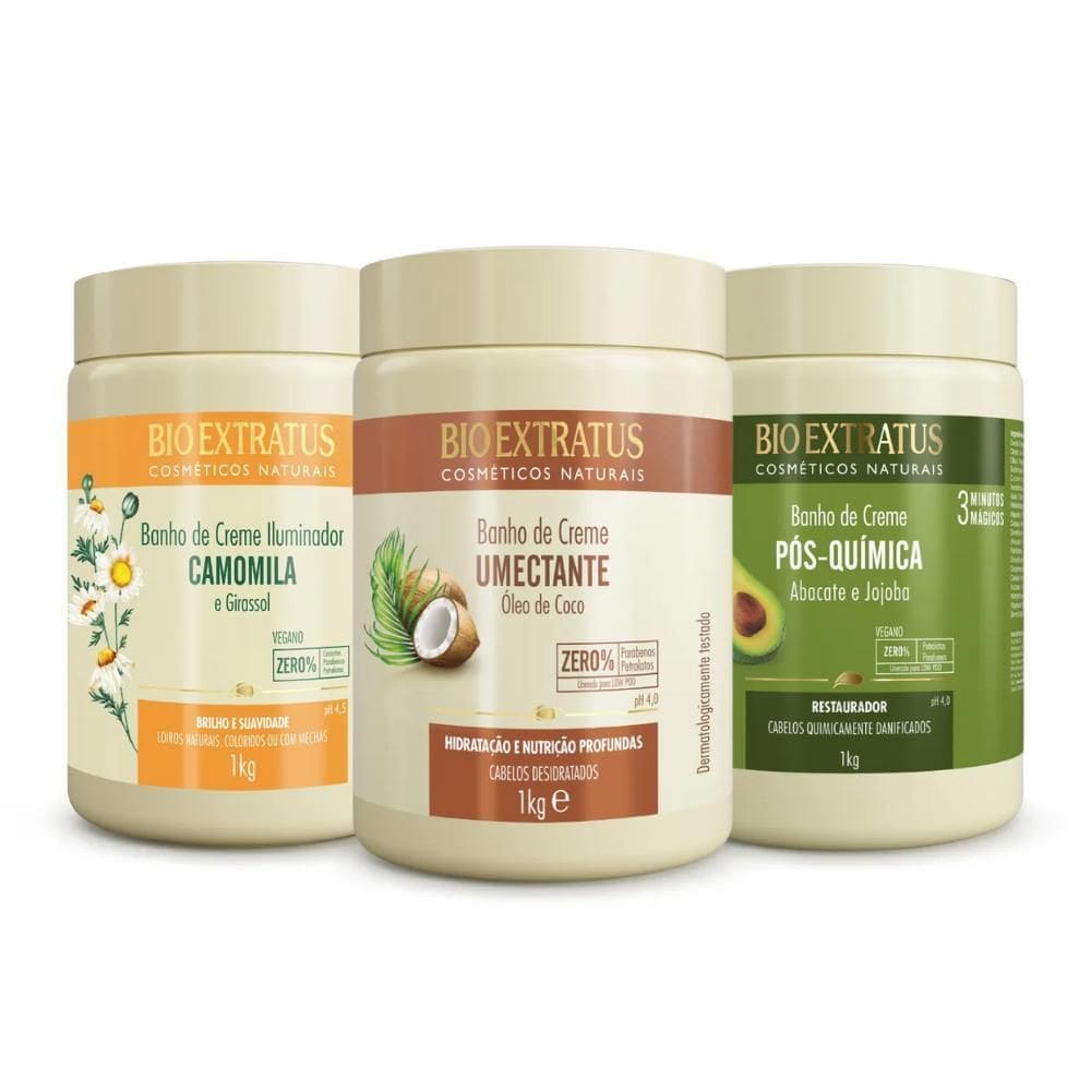 Cronograma Bio Extratus Camomila, Umectante, Pós Química 1Kg