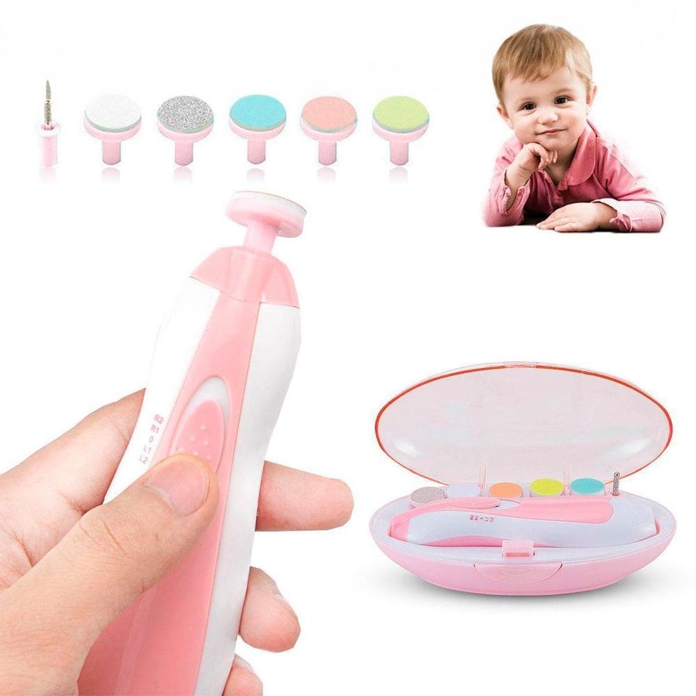 Kit De Lixadeiras Unhas Bebês 6 Refis Inclusos