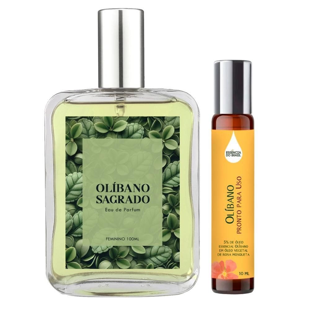 Perfume Olíbano Sagrado Mulher 100Ml + Óleo Essencial 10Ml