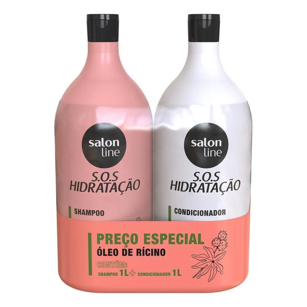 10X Shampoo E Condicionador Sos Hidratação Turbinada Salon