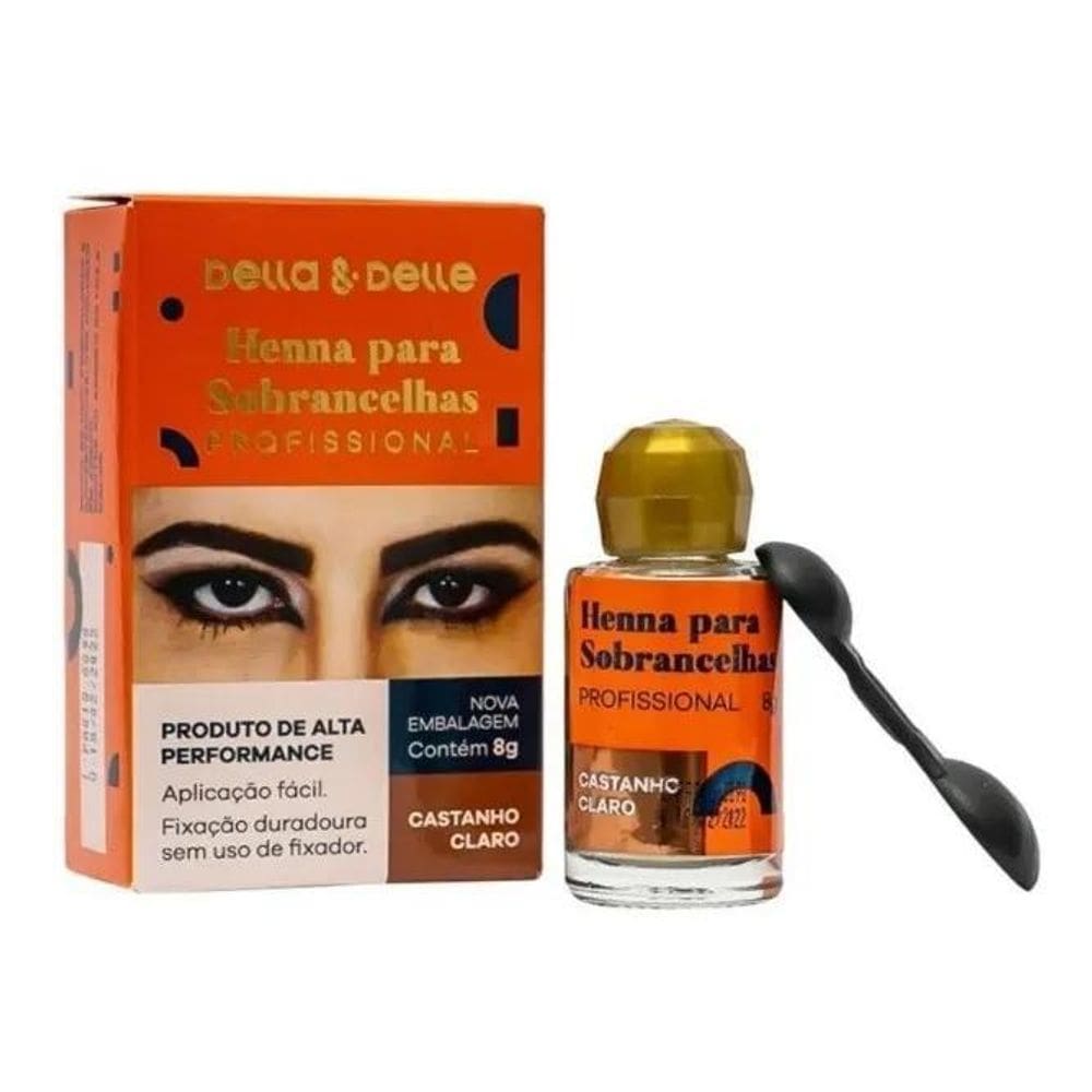 10X Henna Della E Delle 8G Design Sobrancelha