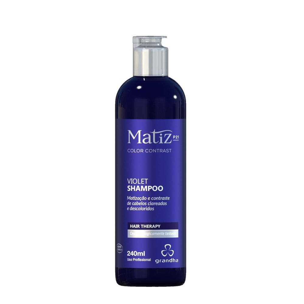 Matiz P21 Violet Shampoo Para Loiros E Descoloridos 240Ml