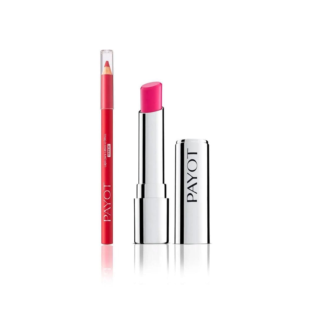 Kit Labial Payot - 12: Batom Pink + Lápis Cereja