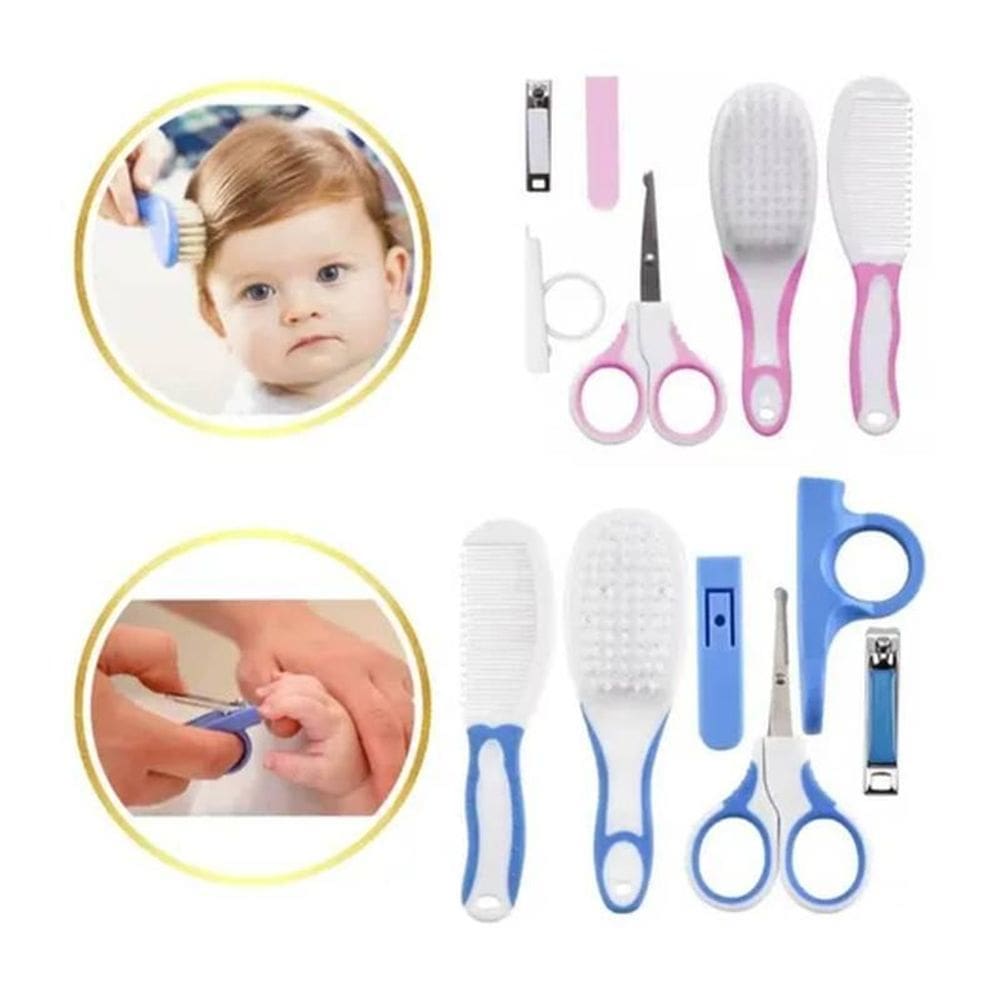 Kit Essencial Para Cuidados E Higiene Para Bebês Com 6 Peças