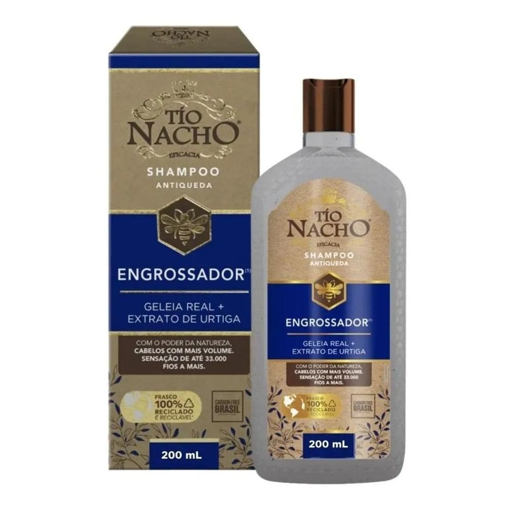 2X Shampoo Anti-Queda Tio Nacho Engrossador 415Ml