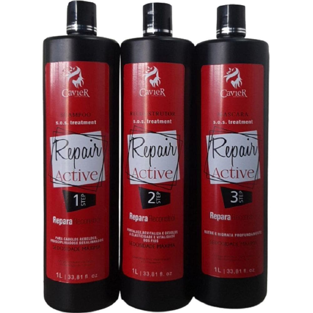 Kit Tratamento Sos Repair Active + 3 Kit Cliente
