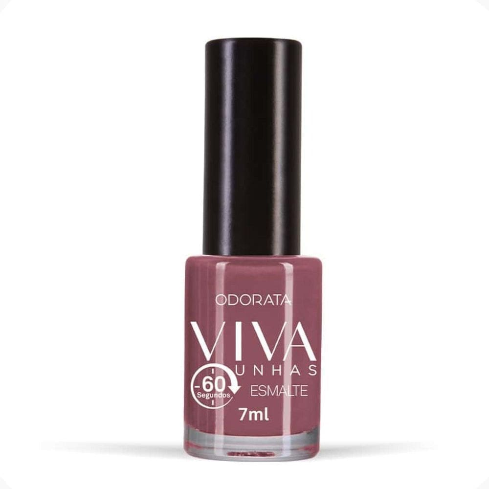 Esmalte 60 Segundos Nude Avelã 7Ml Viva Unhas Odorata Ref