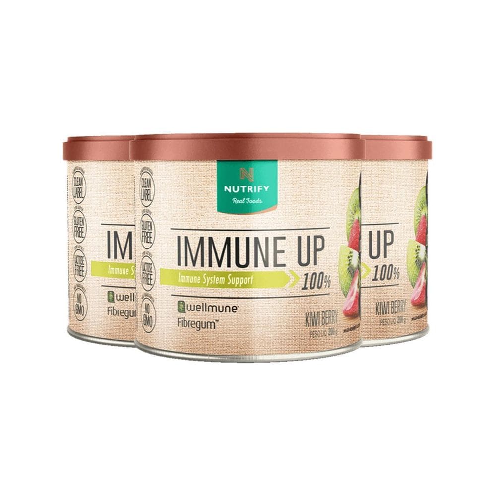 Kit 3 Immune Up Wellmune Kiwi Berry Nutrify 200G