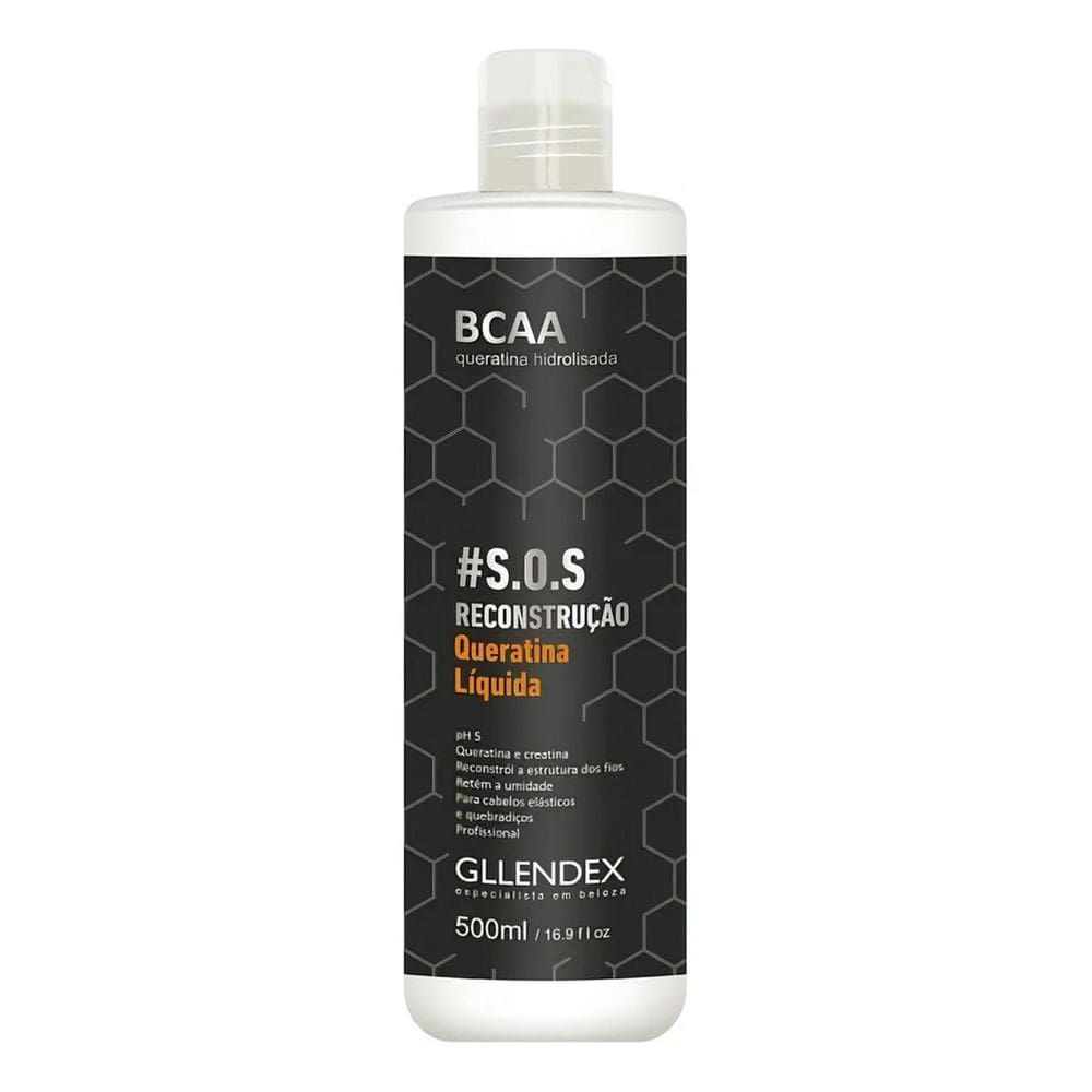 Queratina Liquida Hidrolisada Bcaa Gllendex 500Ml Fragrância