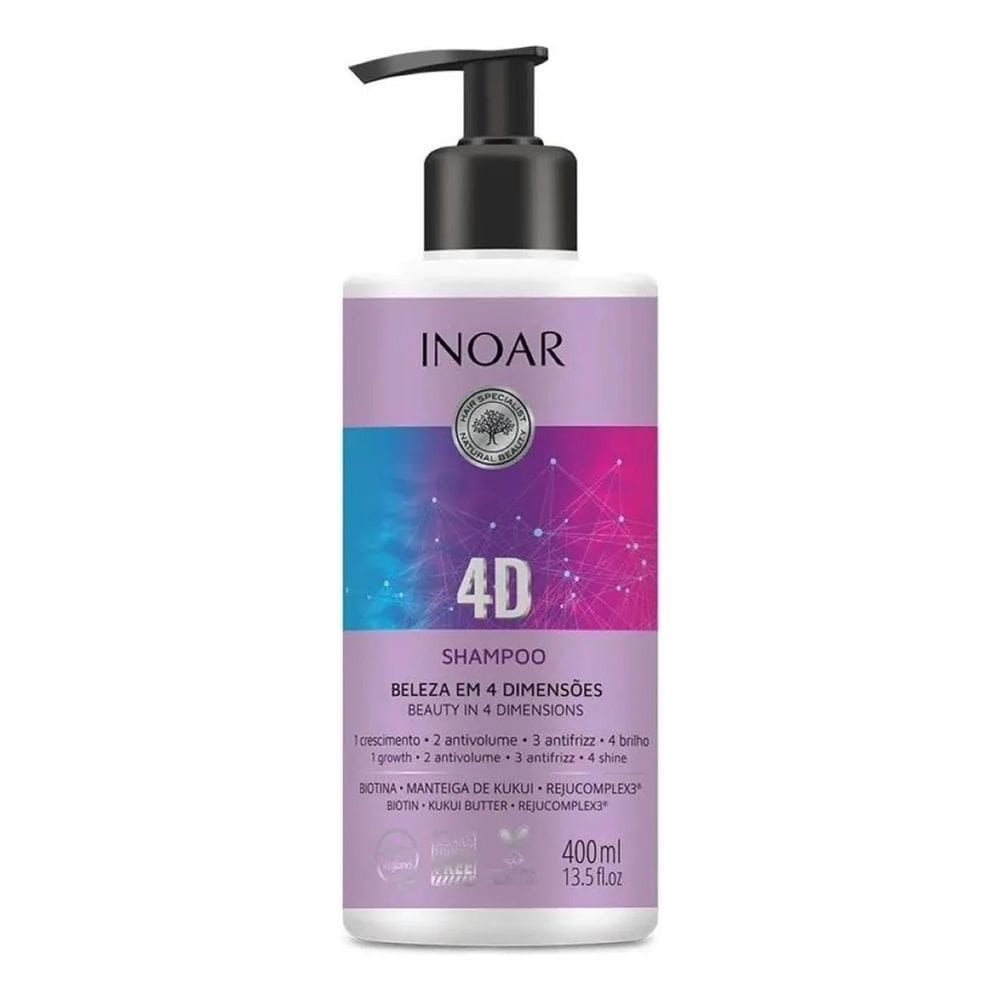5X Shampoo Inoar 4D 400Ml