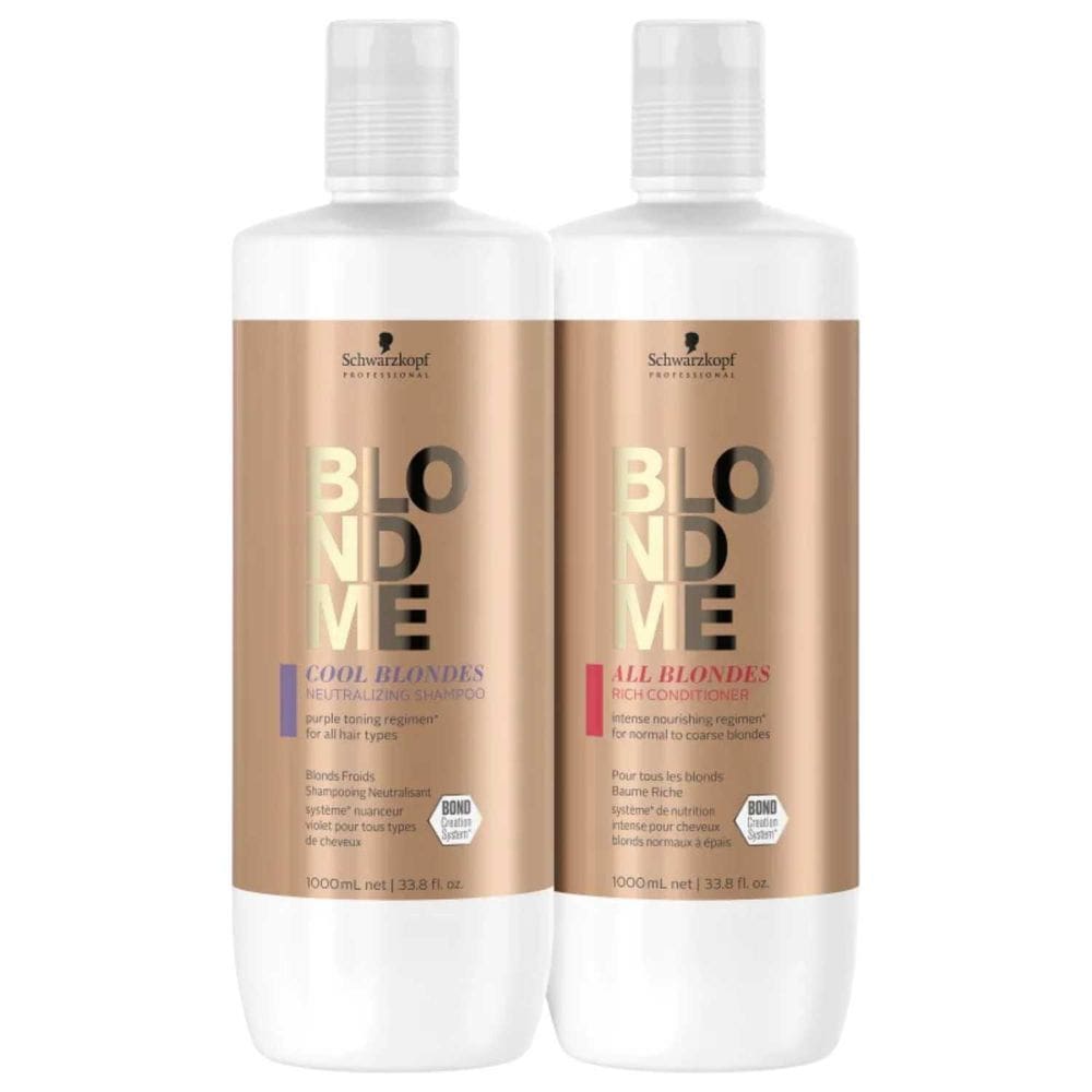 Kit Shampoo Blondme Cool E Condicionador All Blondes 1L