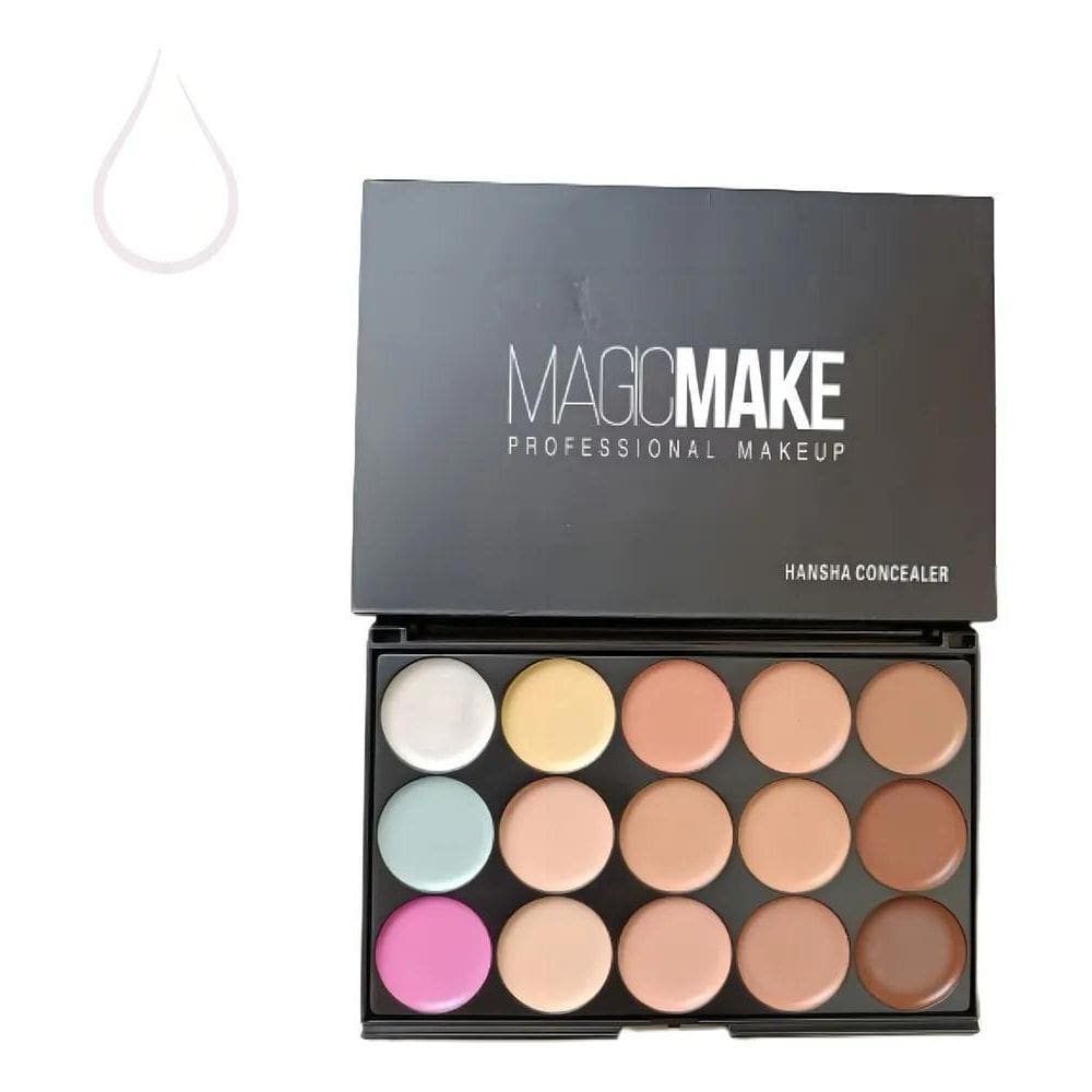 2X Corretivo Facial Cremoso Magic Make Corretivo Para Pele M