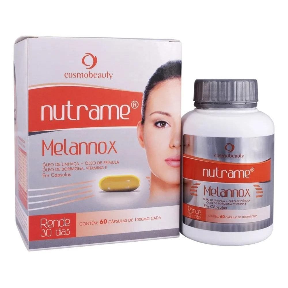 2X Nutrame Melannox 60 Caps Cosmobeauty Clareamento Da Pele