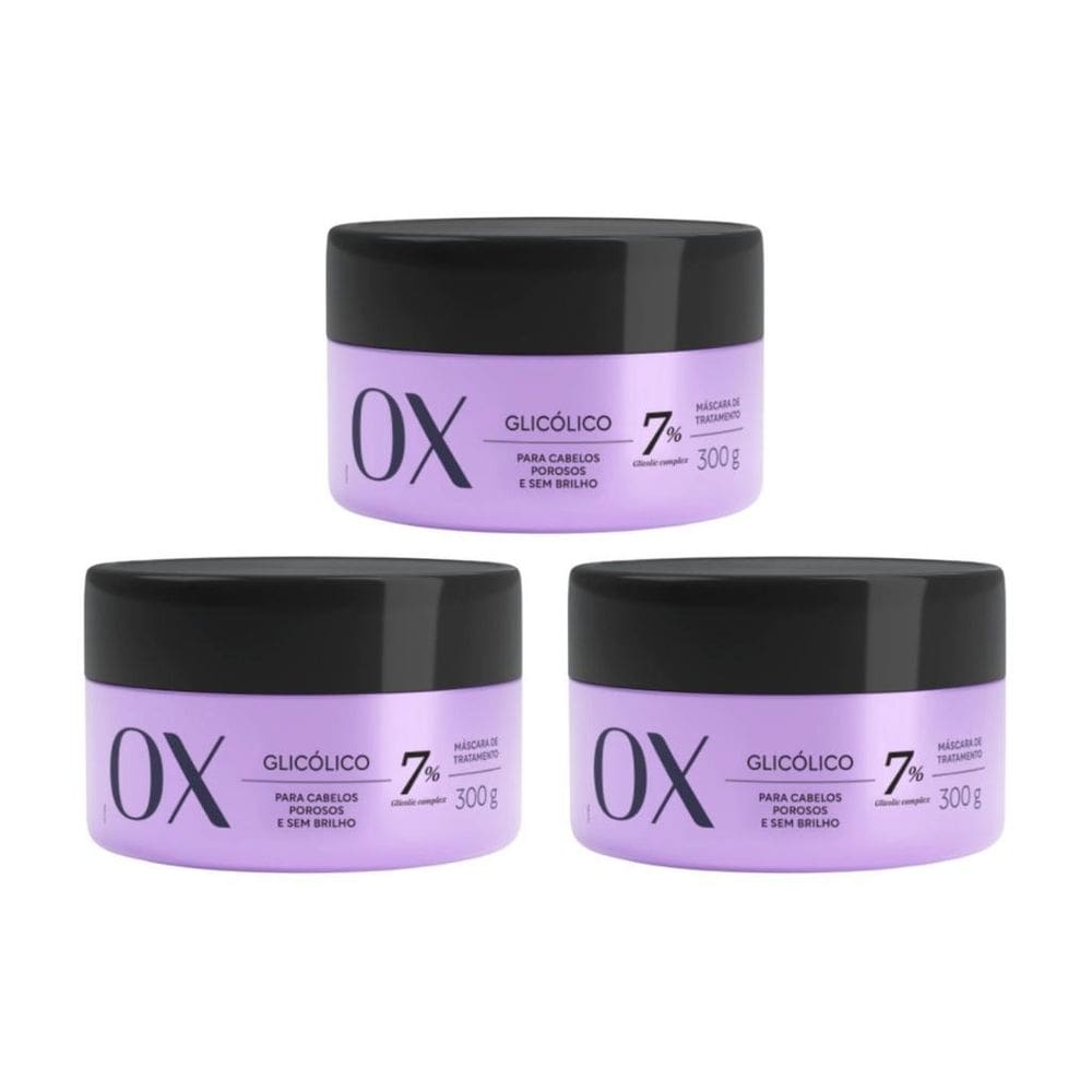 Mascara Ox 300G Glicolico - Kit Com 3Un