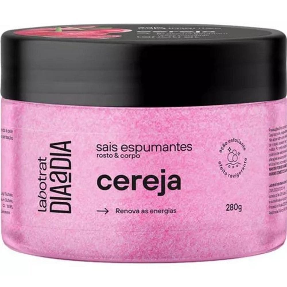 Sais De Banho Espumante Rosto E Corpo Cereja Labotrat 280G