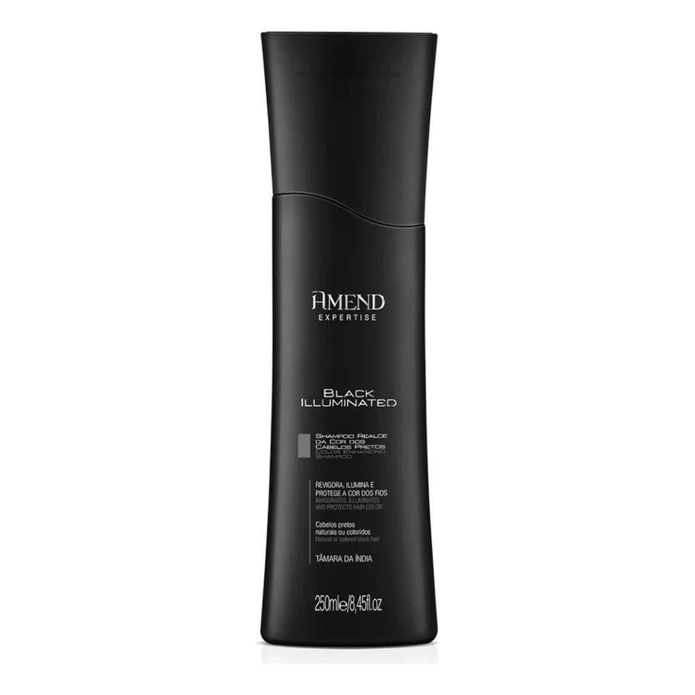 2X Shampoo Amend Black Illuminated Em Tubo De 250Ml Com 1 Un