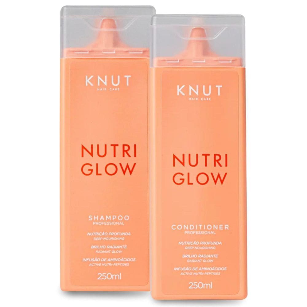 Kit Shampoo E Condicionador Nutritivo Knut Nutriglow 250Ml