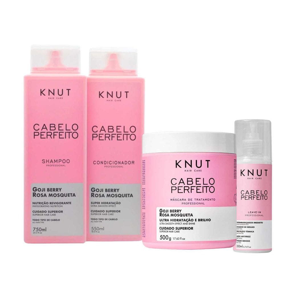 Kit Cabelo Perfeito Knut Completo