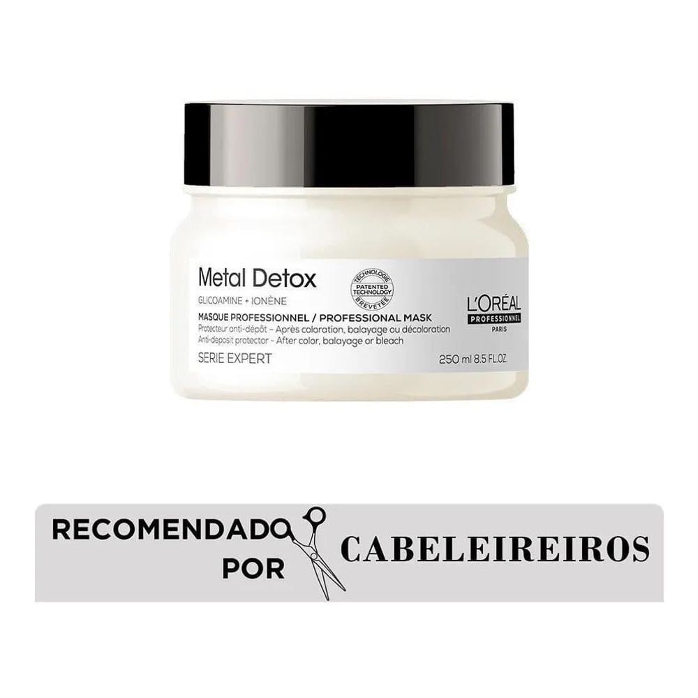 2X Máscara Capilar Protetora L`Oréal Professionnel Metal Det