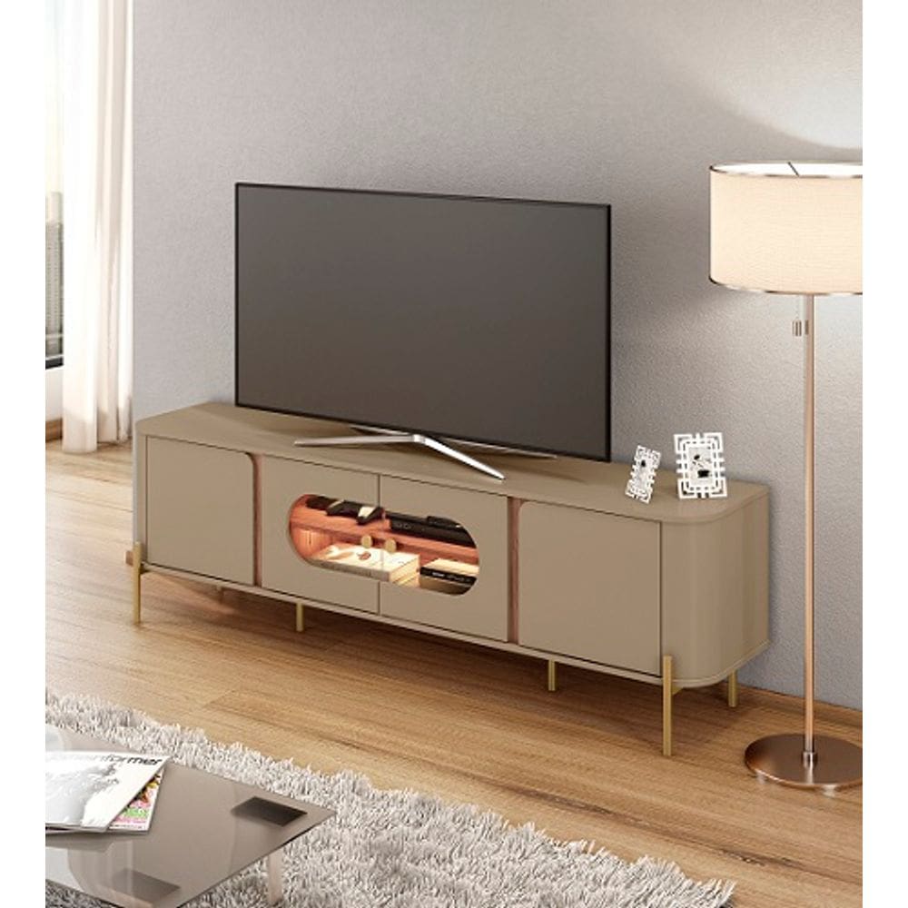 Rack Juquehy Fendii/Freijó – Bechara Móveis