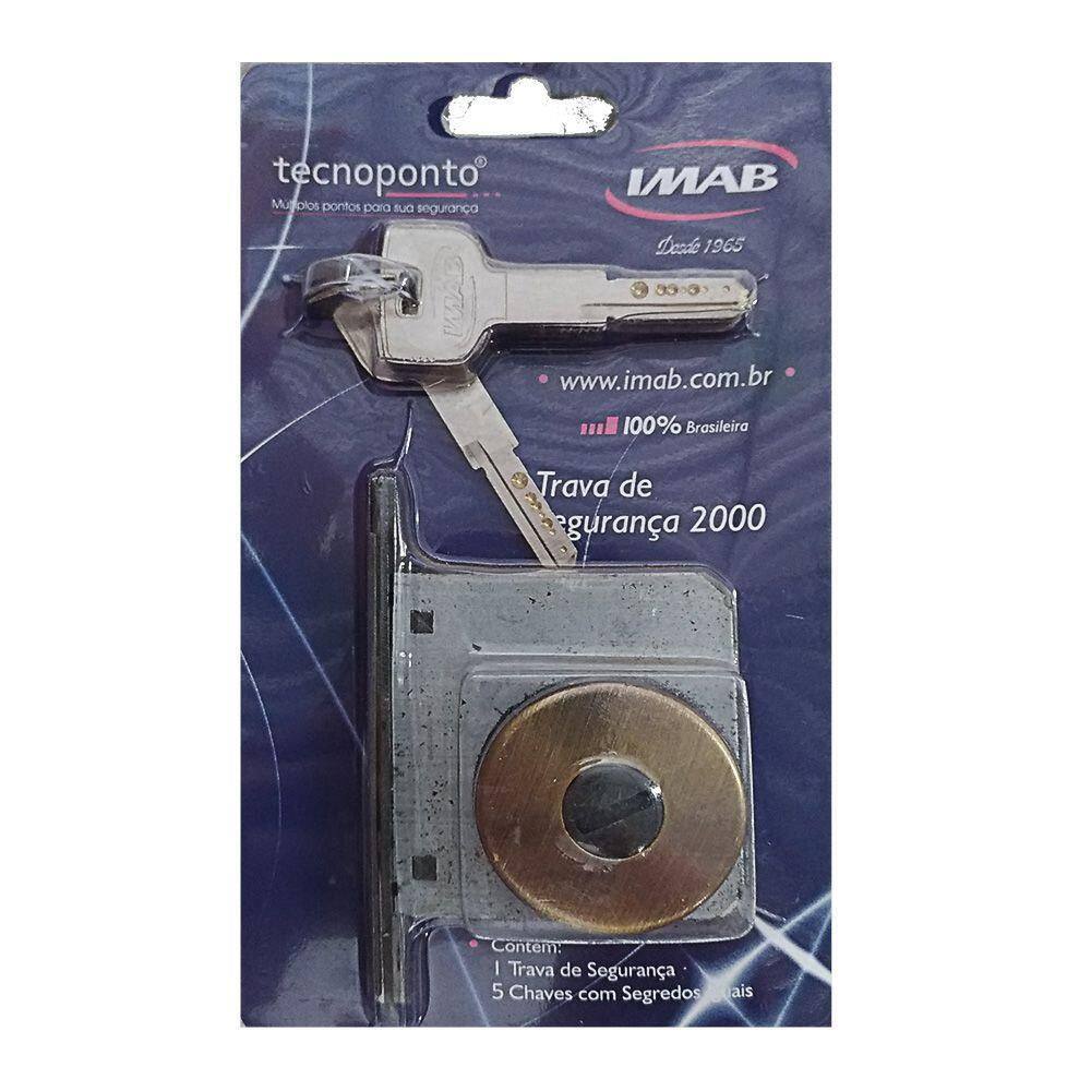 Trava De Segurança Multiponto Simples Redonda Antique