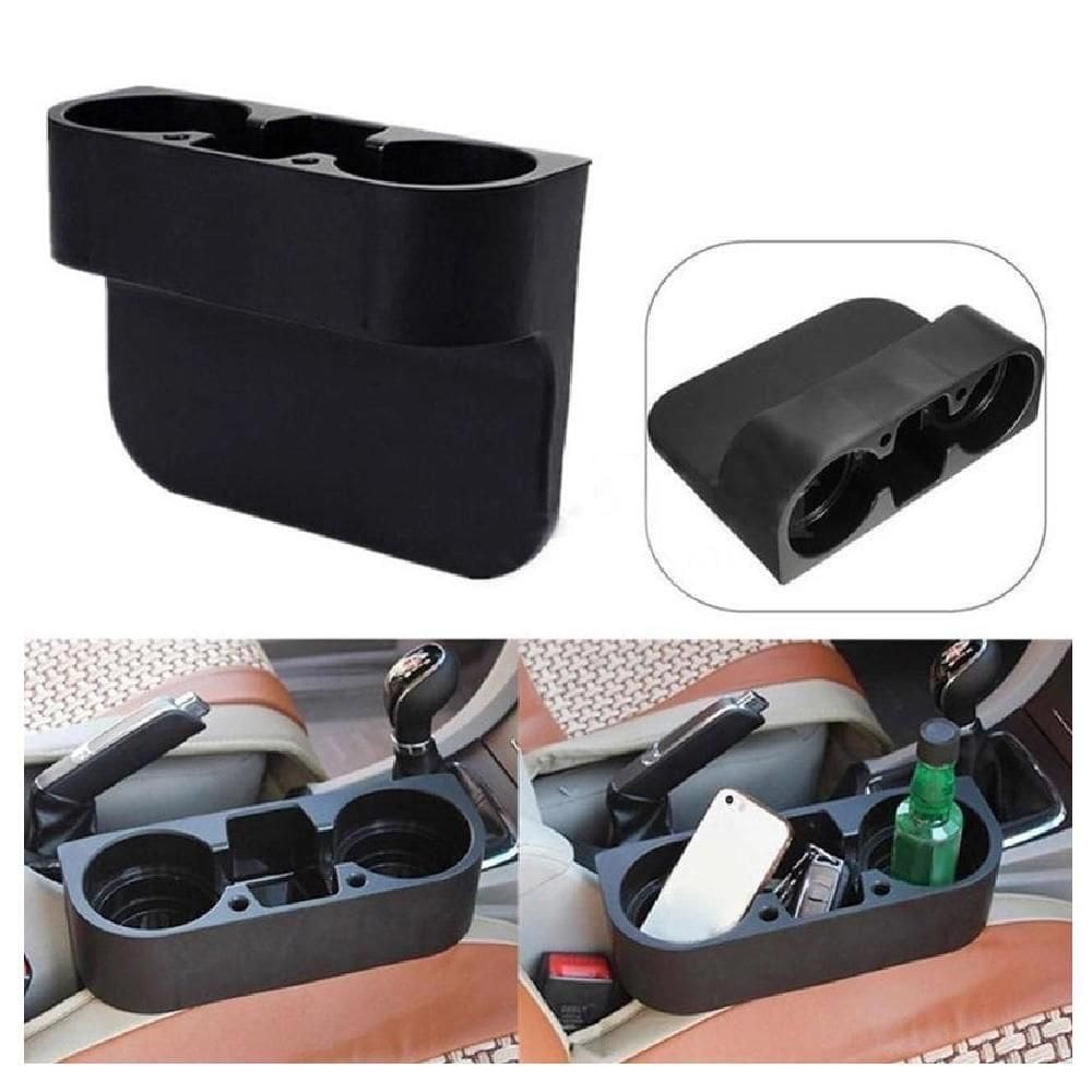 Porta Latas Carro Suporte Celular Veicular Organizador Copo Garrafa Carregador Armazenamento Banco Assento Maquiagem