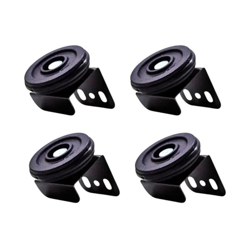 04 Roldana Guia Superior Porta E Janela De Correr Aço 45Mm