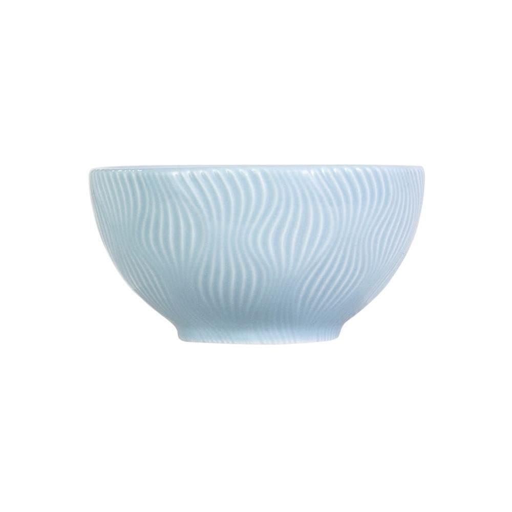 Bowl Tigela Sobremesa Azul Vintage Sinuosa 360 ml Germer