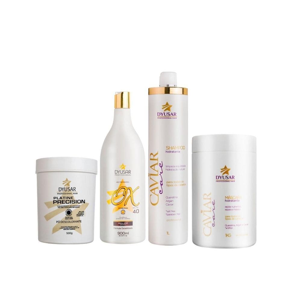 Kit De Hidratação Capilar E Descoloração