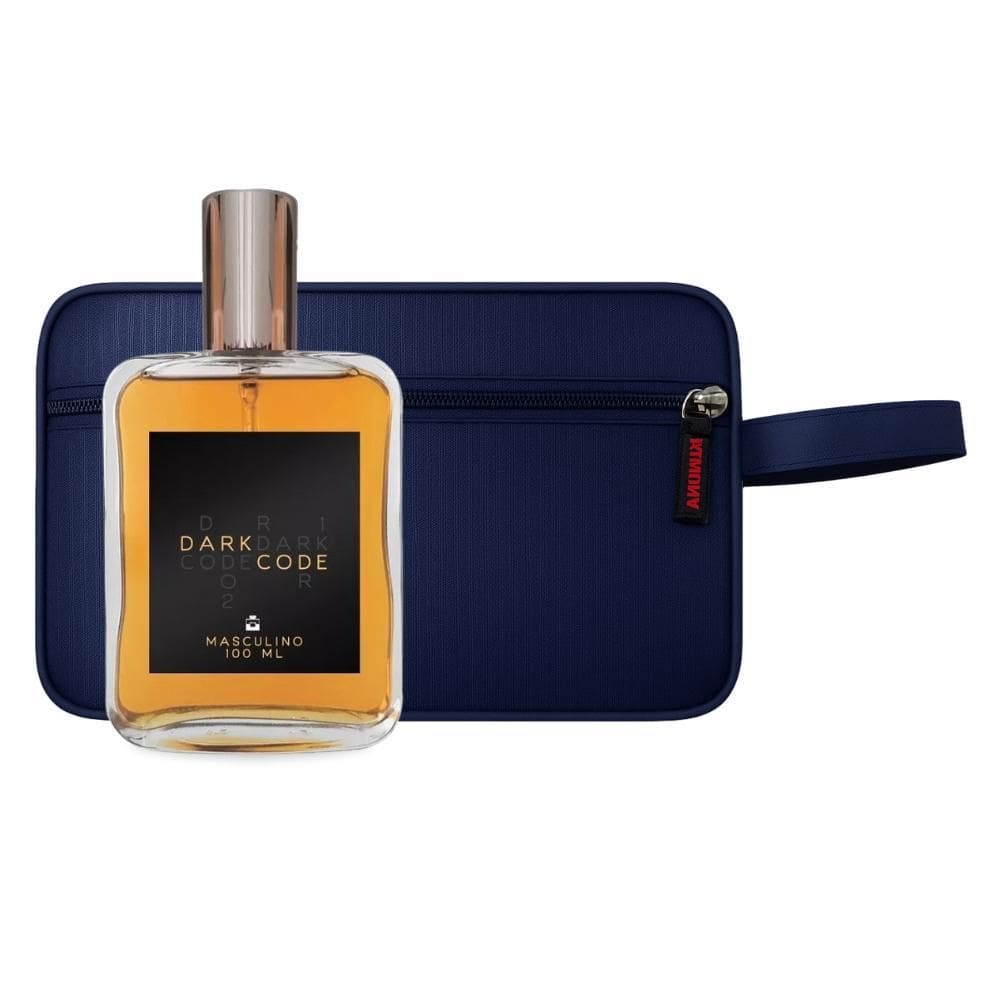 Kit Presente Pais Perfume Dark Code 100Ml + Nécessaire Masc.