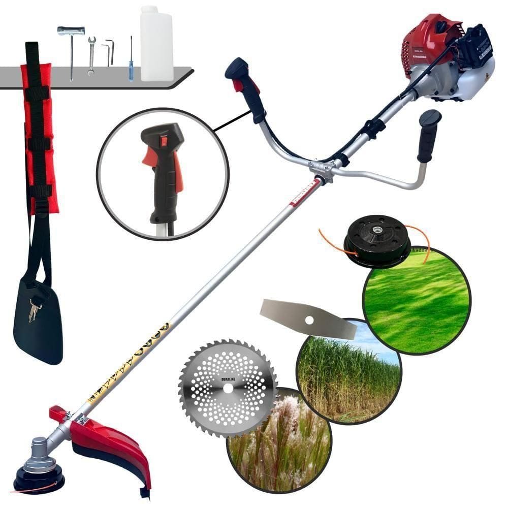 Roçadeira Bcj521-l Kawashima 10.000rpm 52cc 2,5hp 3 Em 1