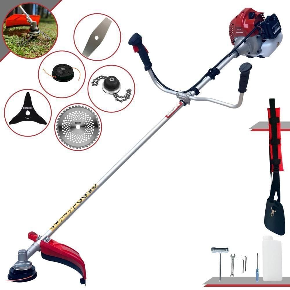 Roçadeira à Gasolina Kawashima Bcj431l 43cc 1,7hp 5 Em 1