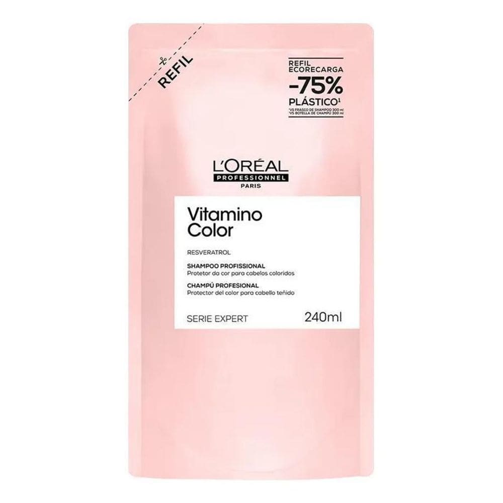 2X Shampoo Refil 240Ml Vitamino Color L`Oréal Professionnel