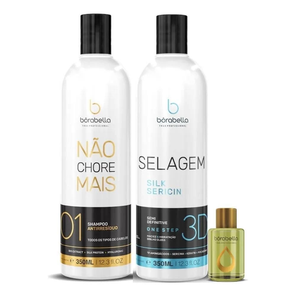 2X Selagem Borabella + Shampoo Antiresiduos 350