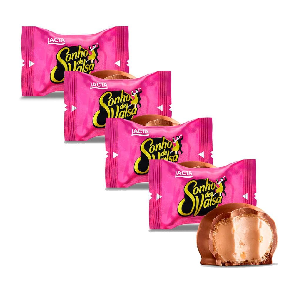 Kit 4 Bombom Lacta Sonho de Valsa com 20g