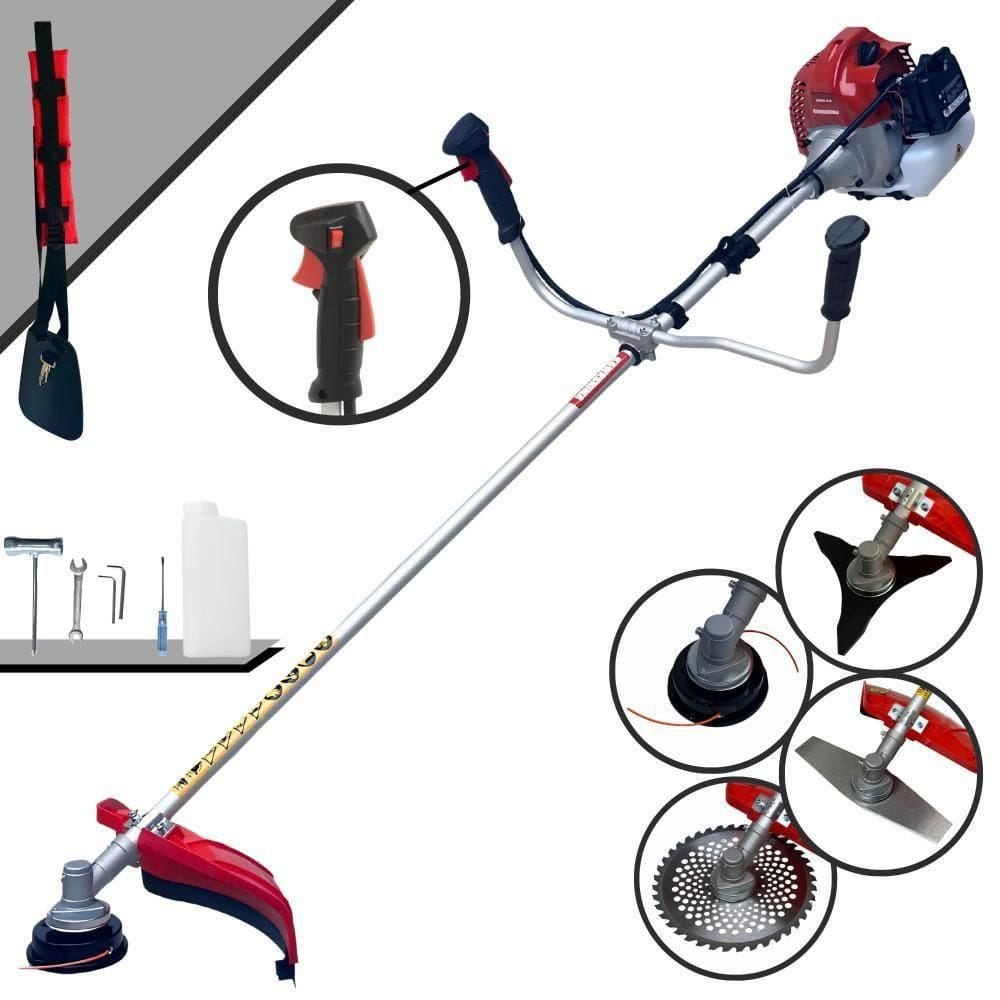 Roçadeira à Gasolina Bcj521l Kawashima 52cc + Faca 3p 40d