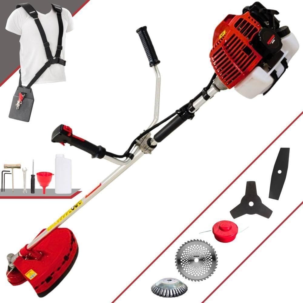 Roçadeira à Gasolina Kawashima Kw43l 43cc 1,7hp 5 Em 1