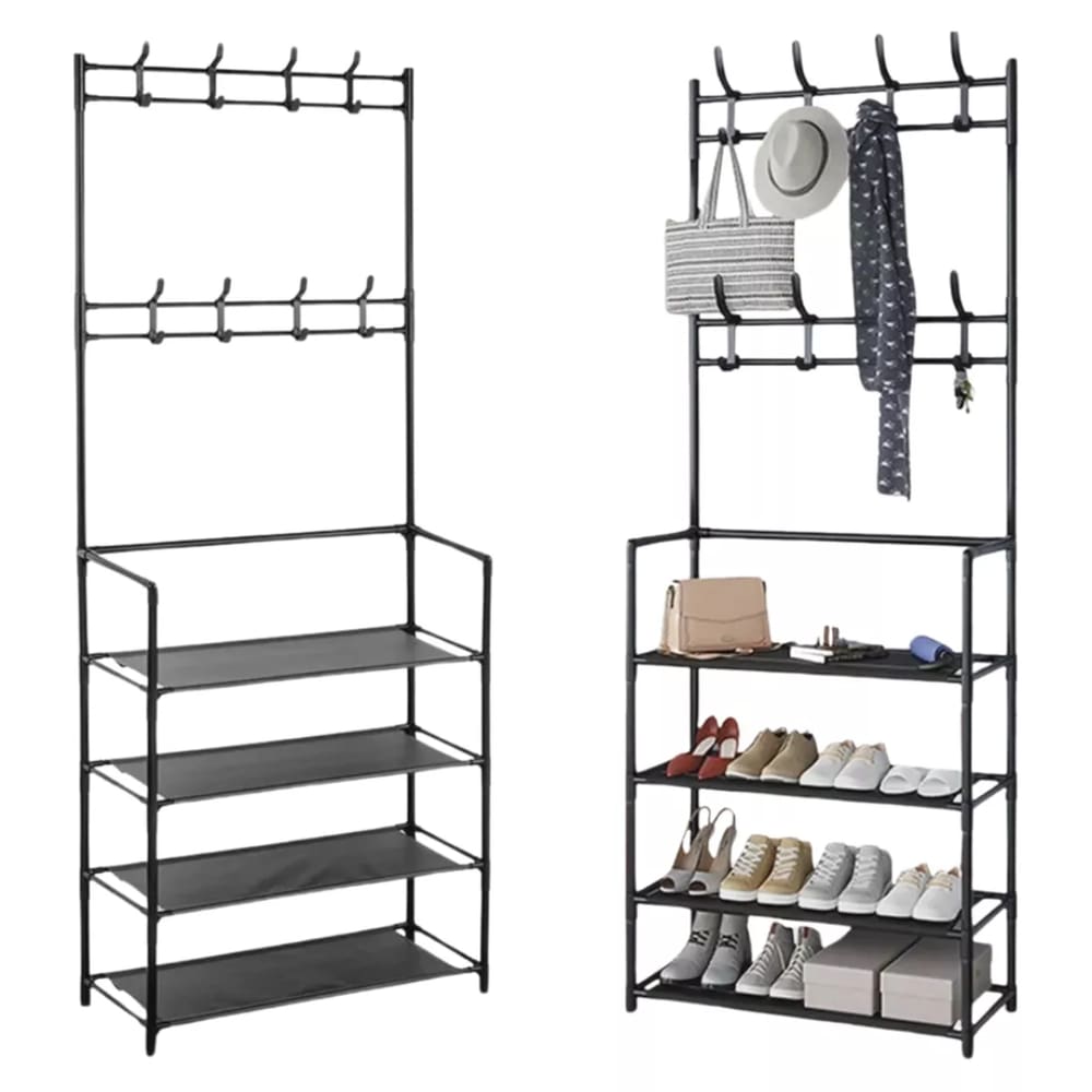 Sapateira Rack Arara Cabideira Multiuso FST027 - Fasterr