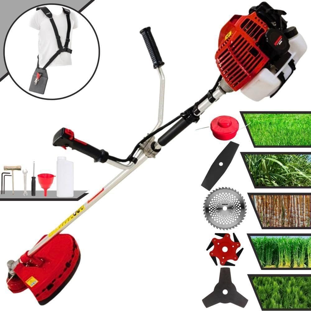 Roçadeira Profissional Kawashima Kw43l 43cc 1,7hp 5 Em 1