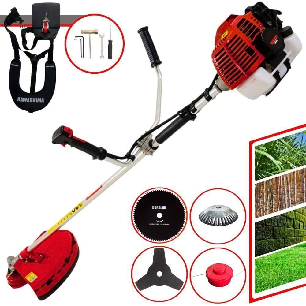 Roçadeira Profissional Kawashima Kw43l 43cc 1,7hp 4 Em 1