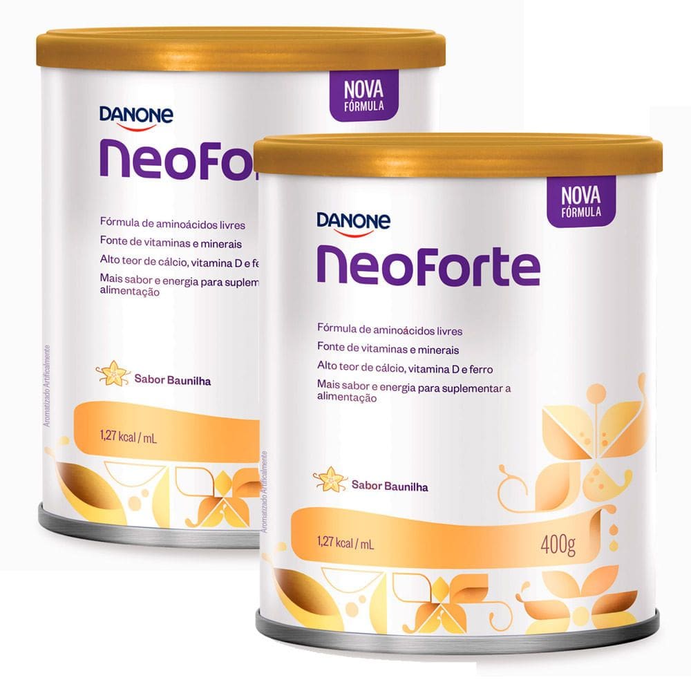 Kit 2 NeoForte Sabor Baunilha 400g